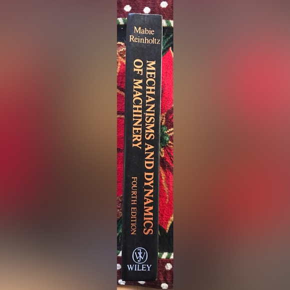 1987 'Mechanisms and Dynamics of Machinery', Mabie & Reinholtz, 4th Ed. - Picture 5 of 5